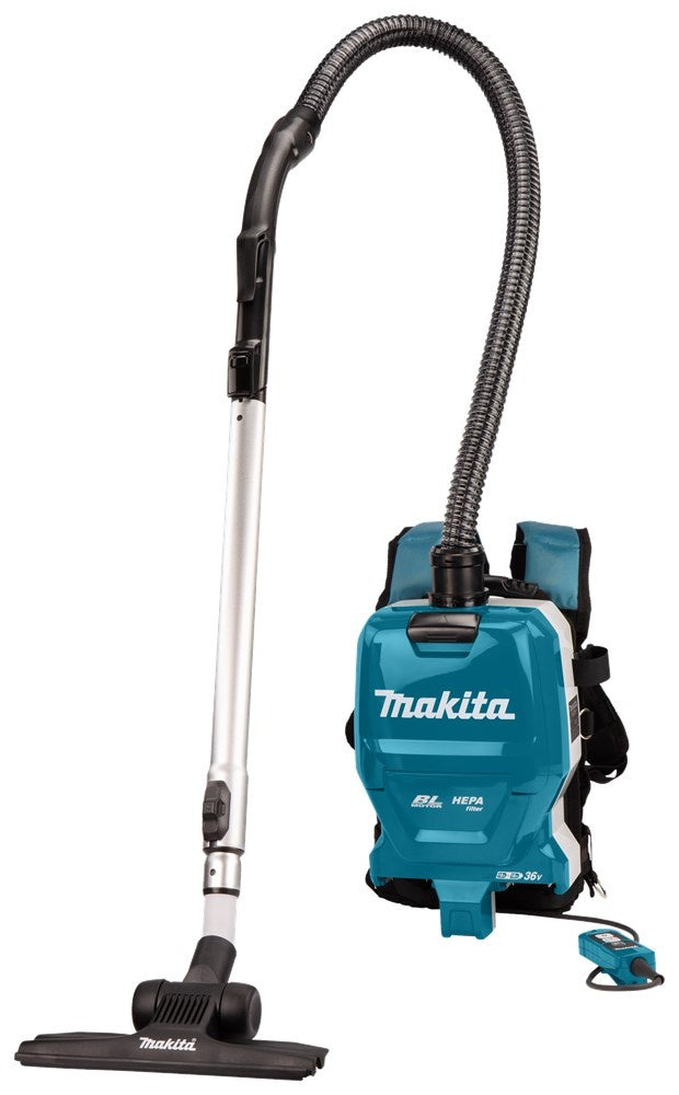 Makita DVC261ZX22 2x18 V Rugstofzuiger voor schoonmaak